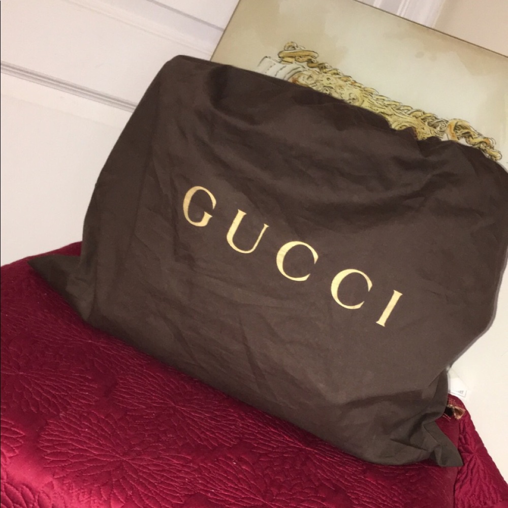 Gucci Guccissima Red Leather Tote